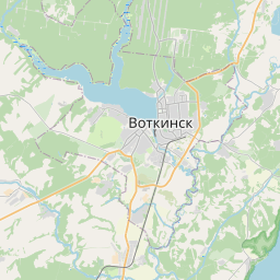 Карта города воткинска